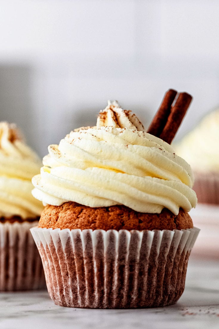 Eggnog Cupcakes With Eggnog Buttercream Frosting TidyMom®