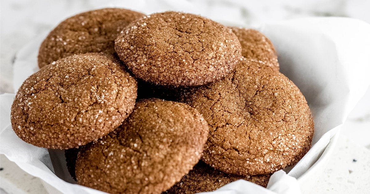 The Best Soft & Chewy Molasses Cookie Recipe - TidyMom®