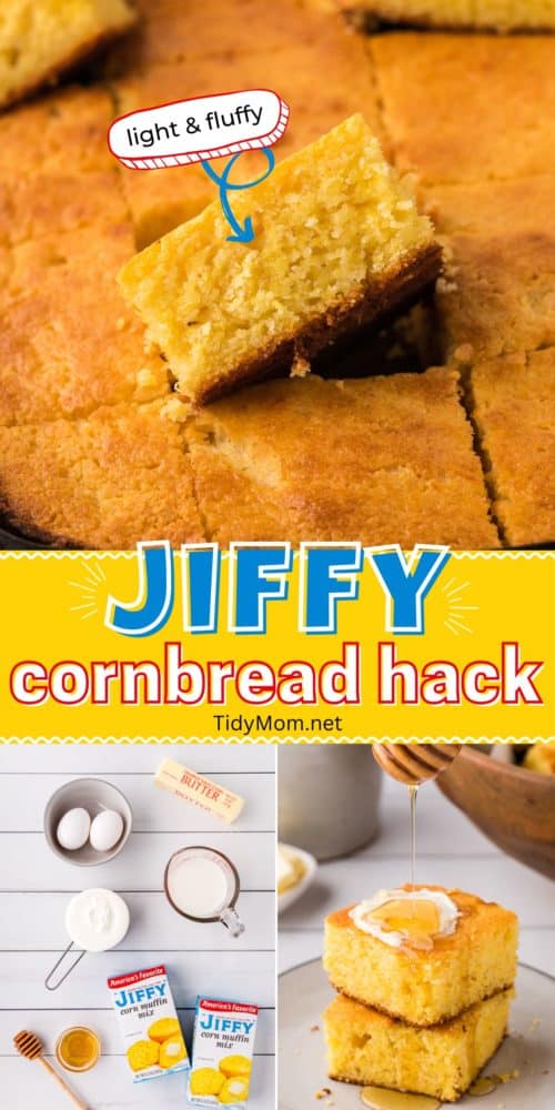 Jiffy Cornbread Hack; Extra Moist Cornbread Recipe - TidyMom®