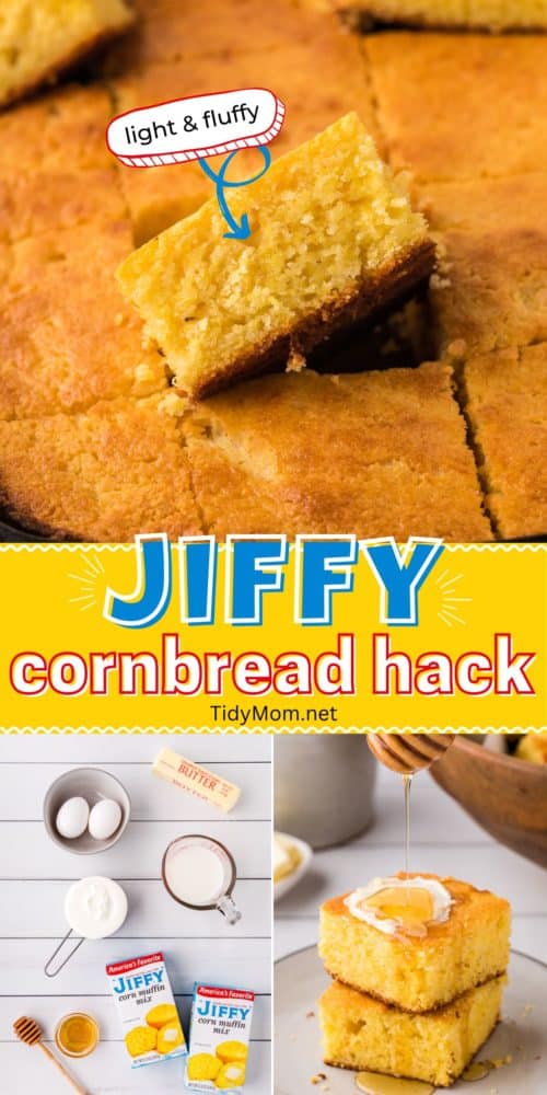 Jiffy Cornbread Hack; Extra Moist Cornbread Recipe TidyMom®