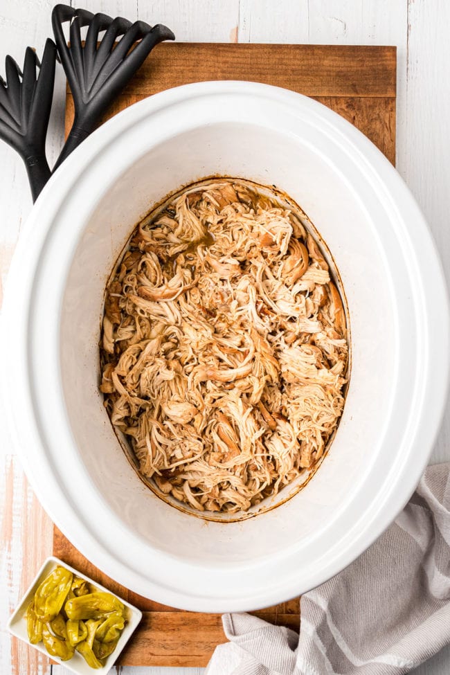 how to make Mississippi chicken in a slow cooker step 4