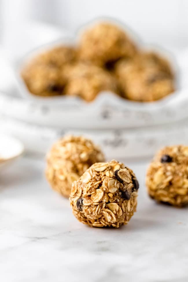 how to make no-bake peanut butter energy balls step 5