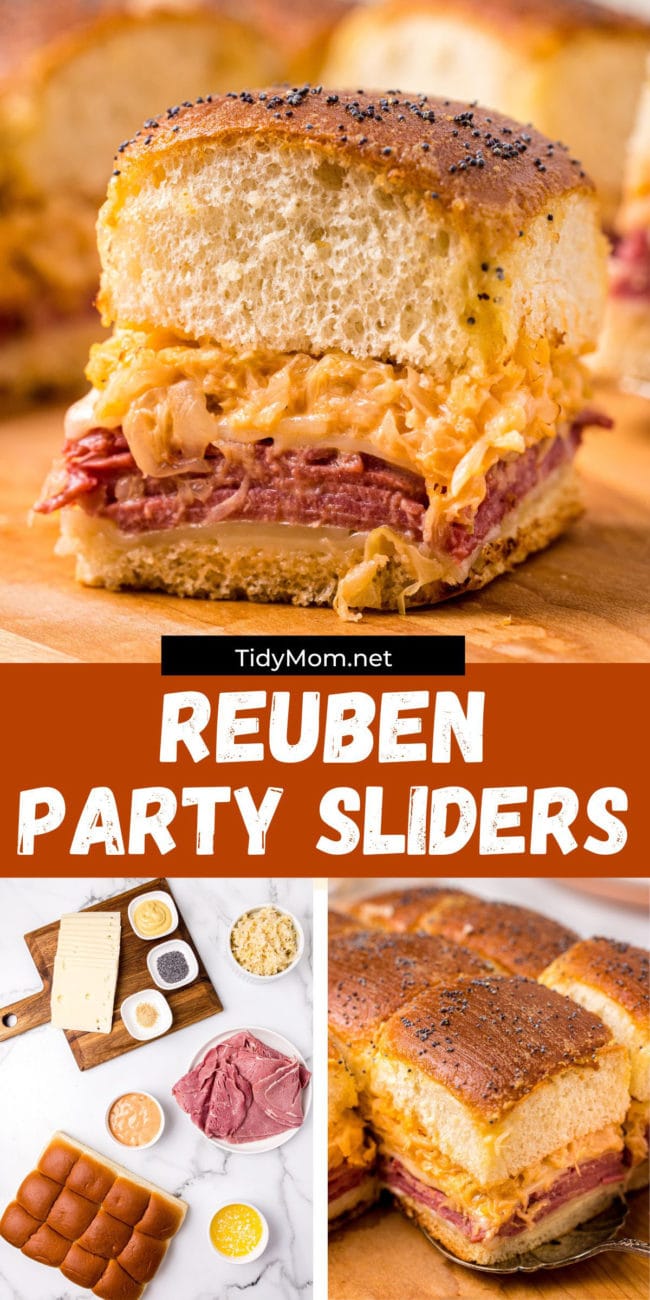 Reuben Sliders photo collage