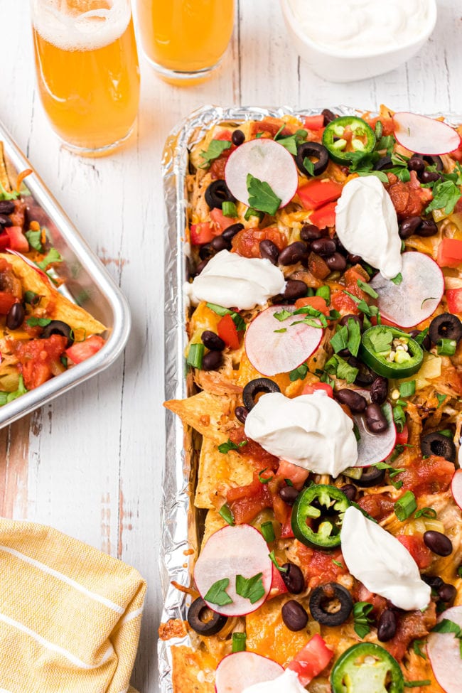 baked chicken nachos