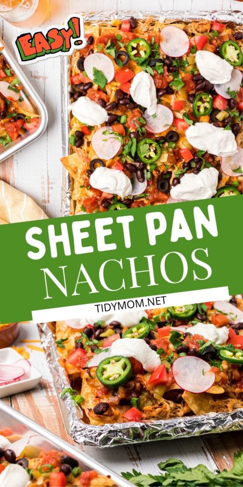 Sheet Pan Nachos With Rotisserie Chicken - TidyMom®