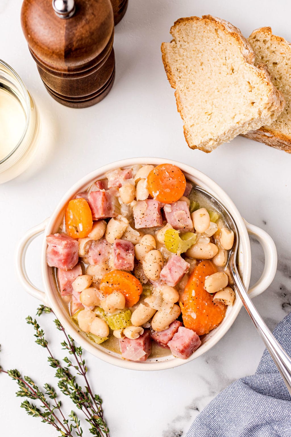 Easy Ham and Bean Soup Recipe TidyMom®