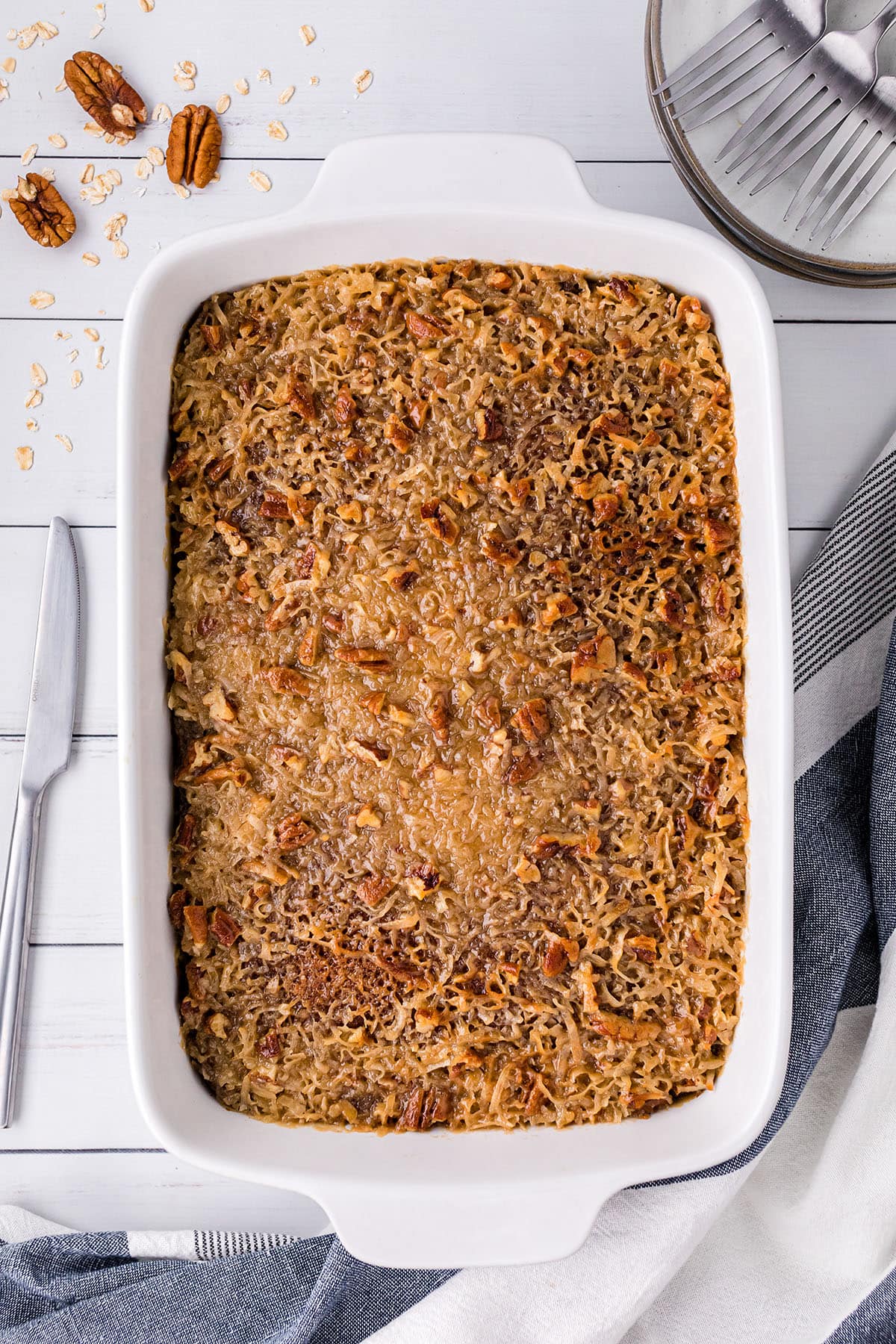 Oatmeal Cake With Broiled Icing Just Like Grandma’s TidyMom®