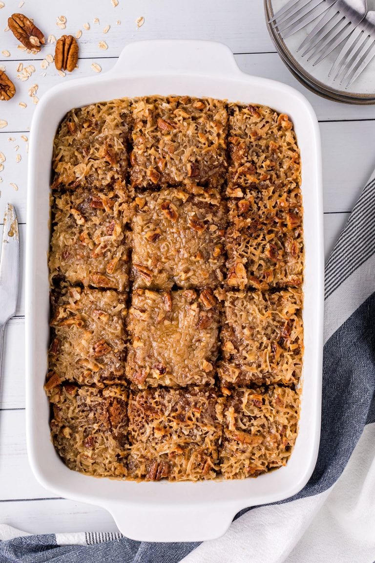 Oatmeal Cake With Broiled Icing Just Like Grandma’s TidyMom®