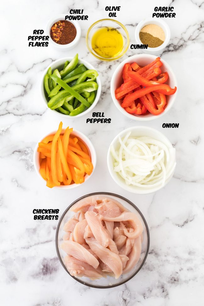 chicken fajita ingredients