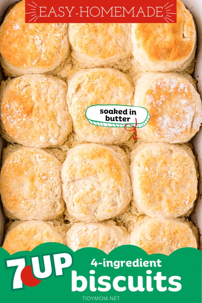 baked biscuits in a baking dish