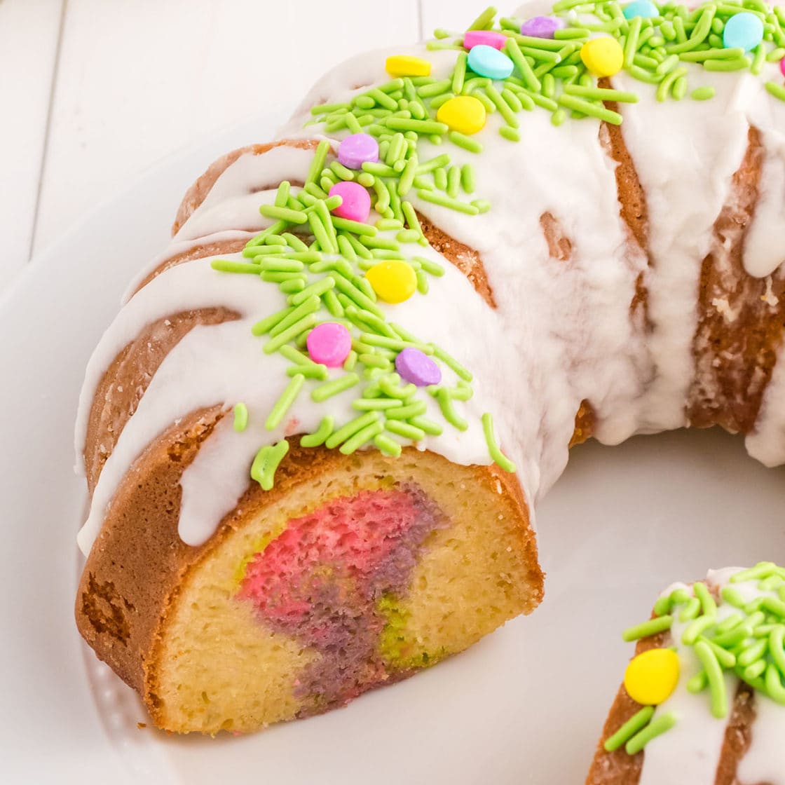 Easter Bundt Cake With Cheesecake Pudding - TidyMom®