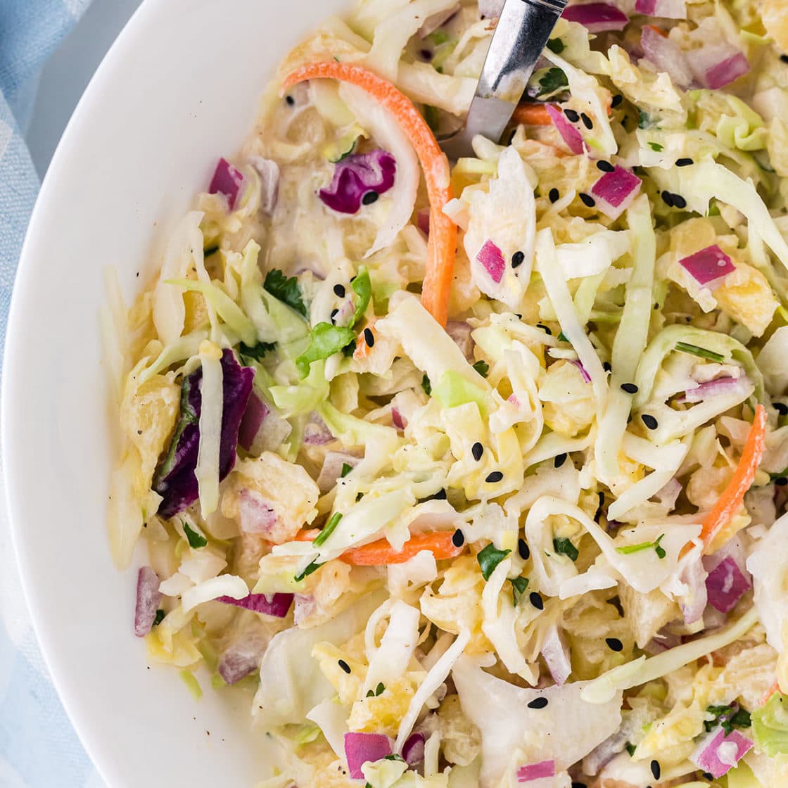 Easy Hawaiian Pineapple Coleslaw With Mayo Tidymom®