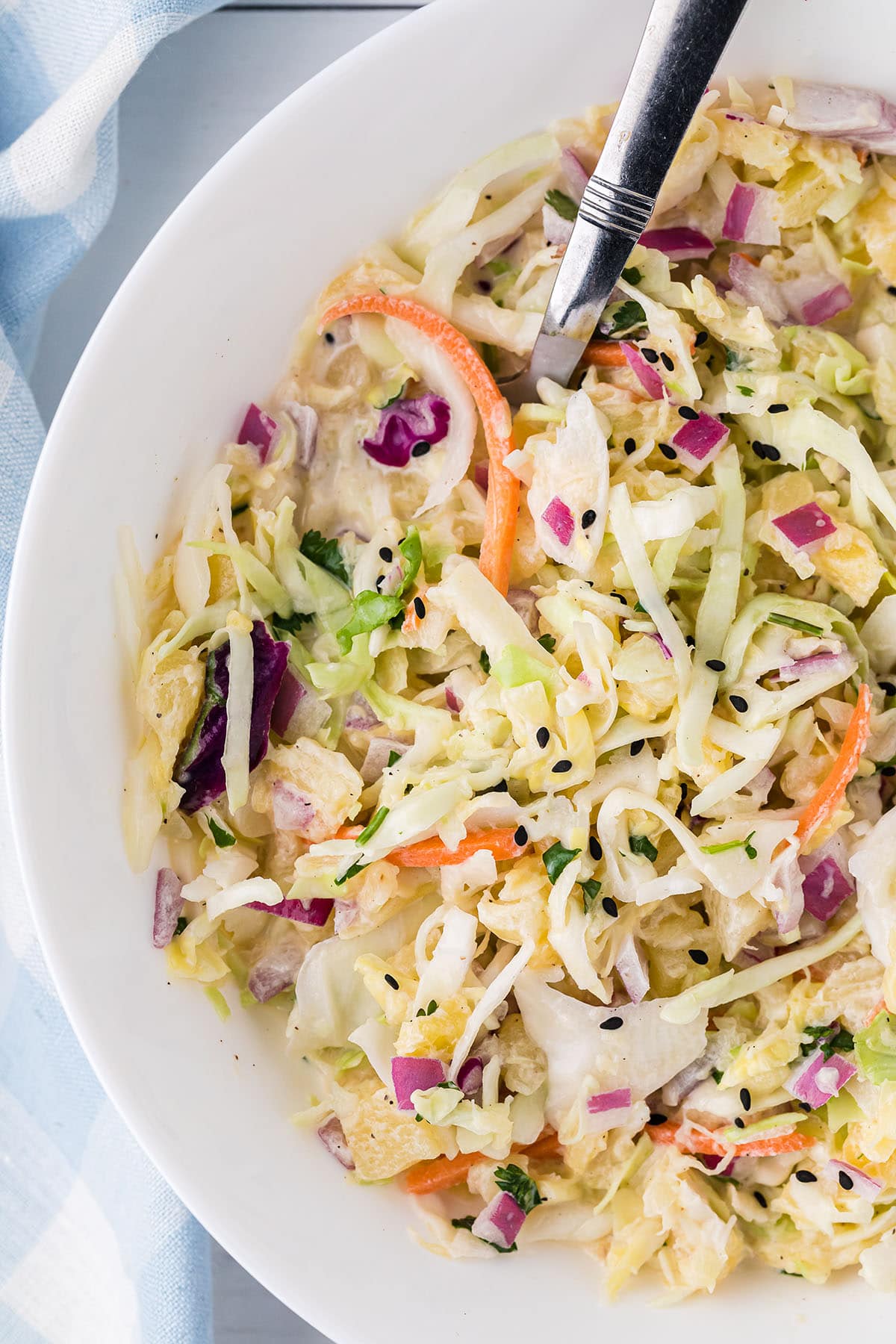 Easy Hawaiian Pineapple Coleslaw With Mayo TidyMom®