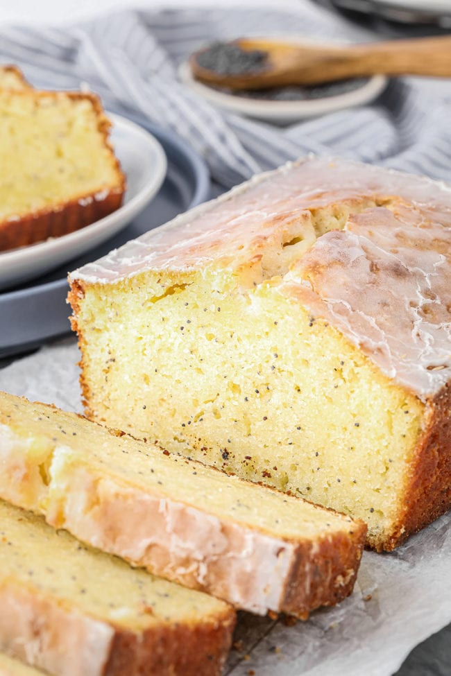 cut poppy seed loaf