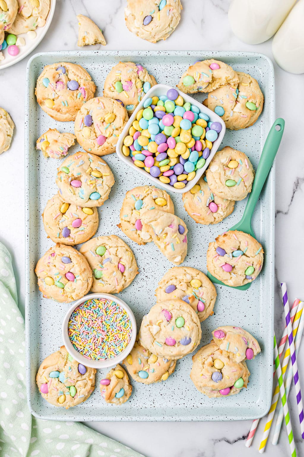 Easy Spring Cookies With Easter M&Ms - TidyMom®