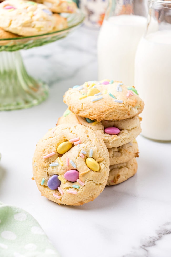 cookies in a stack