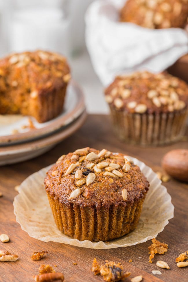 morning muffins with liner removed