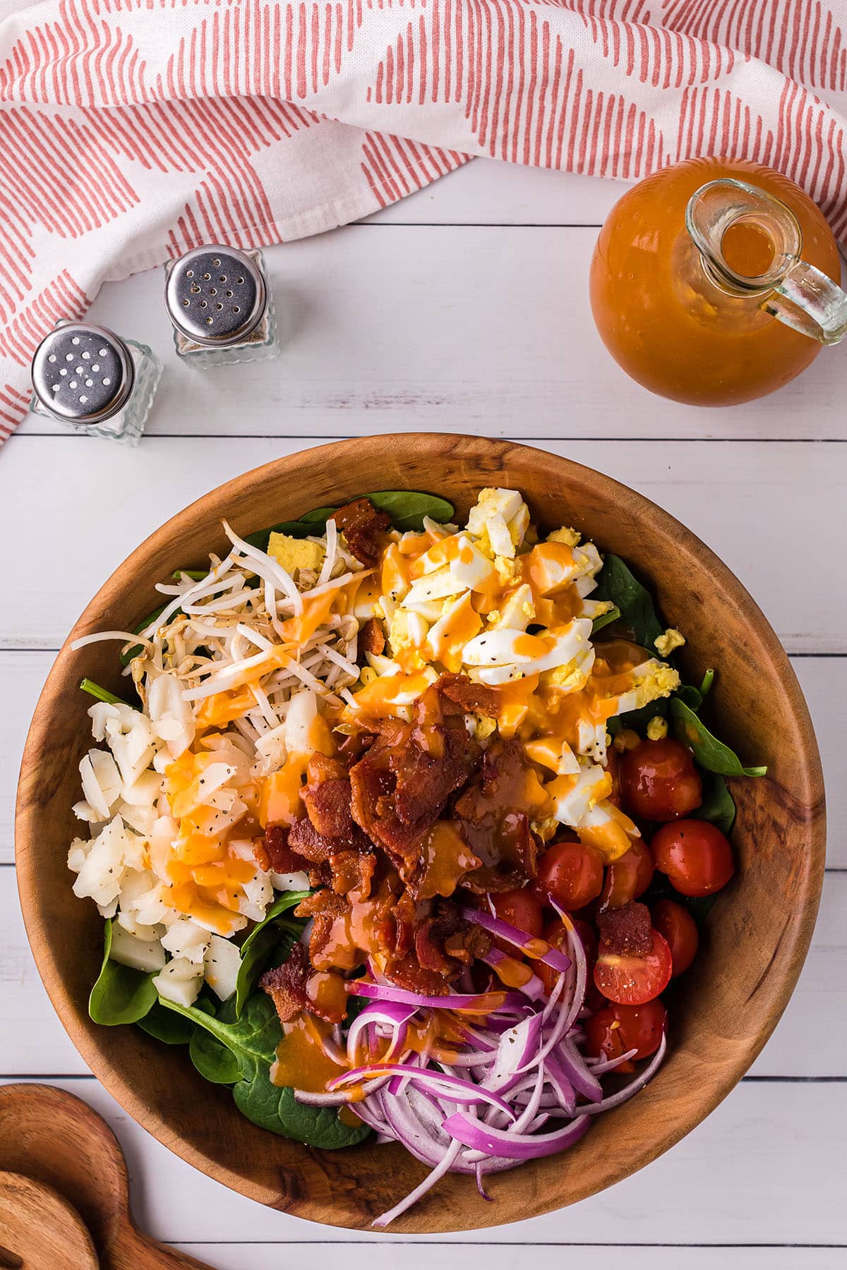 Insanely Good Spinach Salad With Bacon and Eggs - TidyMom®