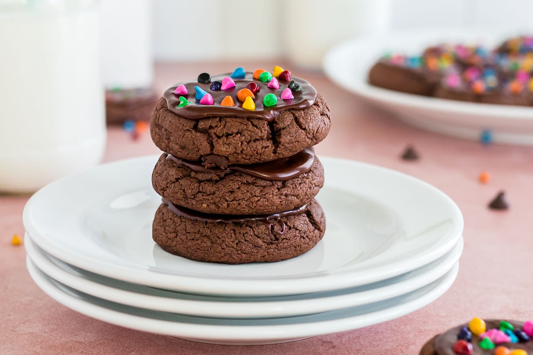 Copycat Cosmic Brownie Cookies (With Cake Mix) - TidyMom®