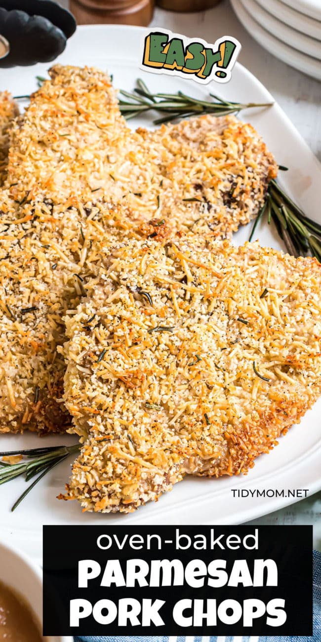 baked pork chops with panko and parmesan crust