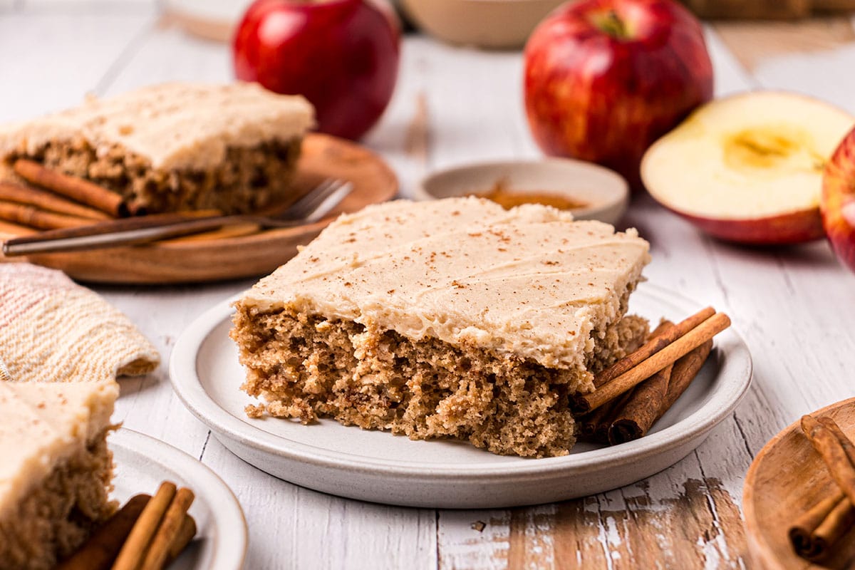 Easy Apple Cake Recipe Using Spice Cake Mix - TidyMom®