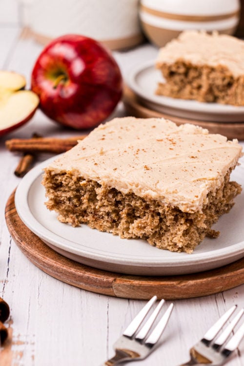 Easy Apple Cake Recipe Using Spice Cake Mix TidyMom   Apple Cake Shot 500x750 