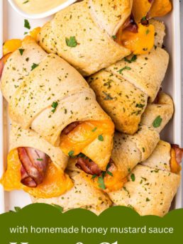 Baked Ham and Cheese Roll-Ups