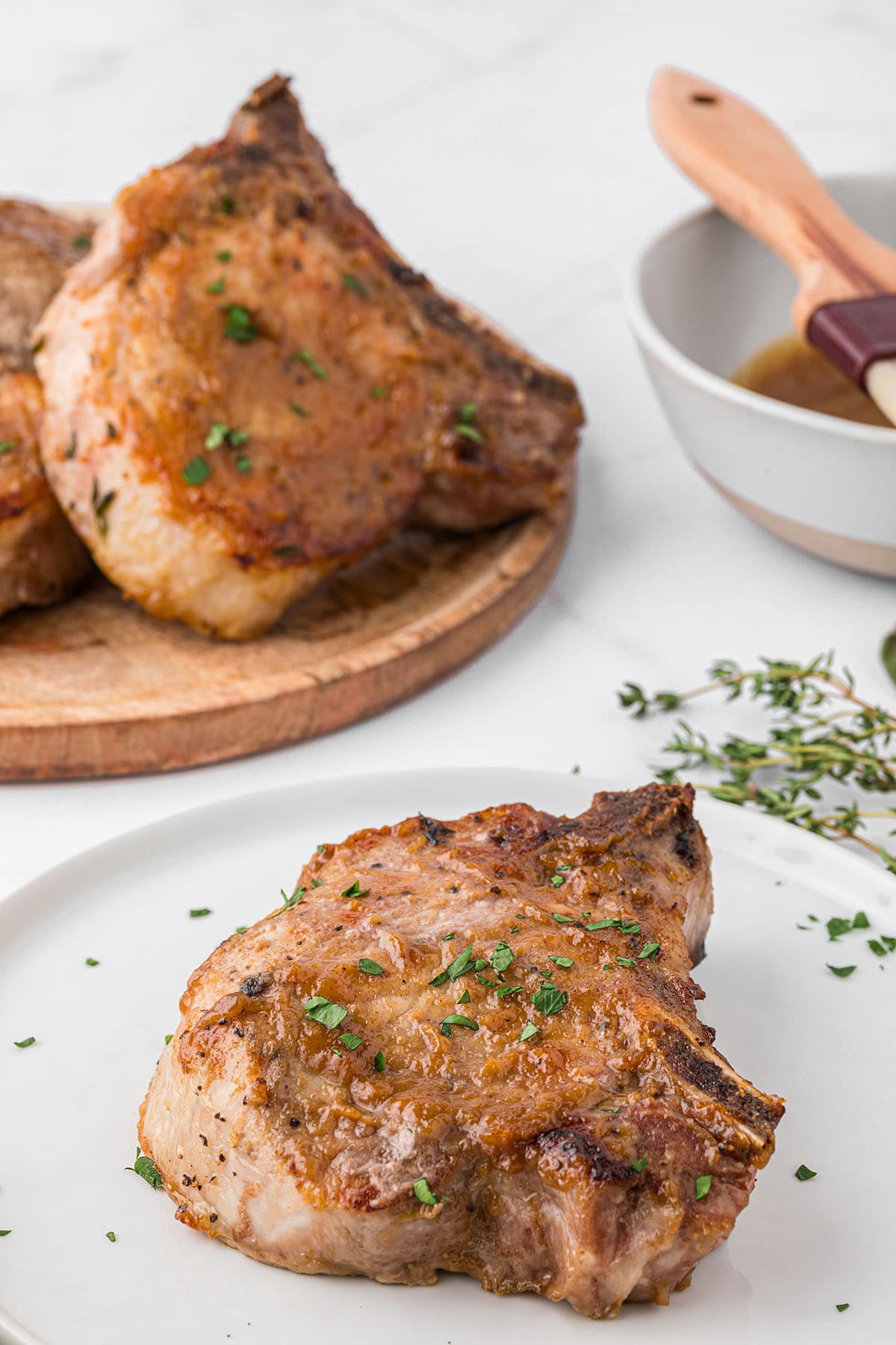 Apple Butter Pork Chops Easy Glazed Pork Chops TidyMom®