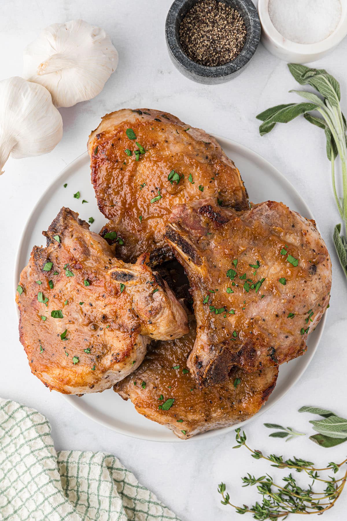 Apple Butter Pork Chops Easy Glazed Pork Chops TidyMom®
