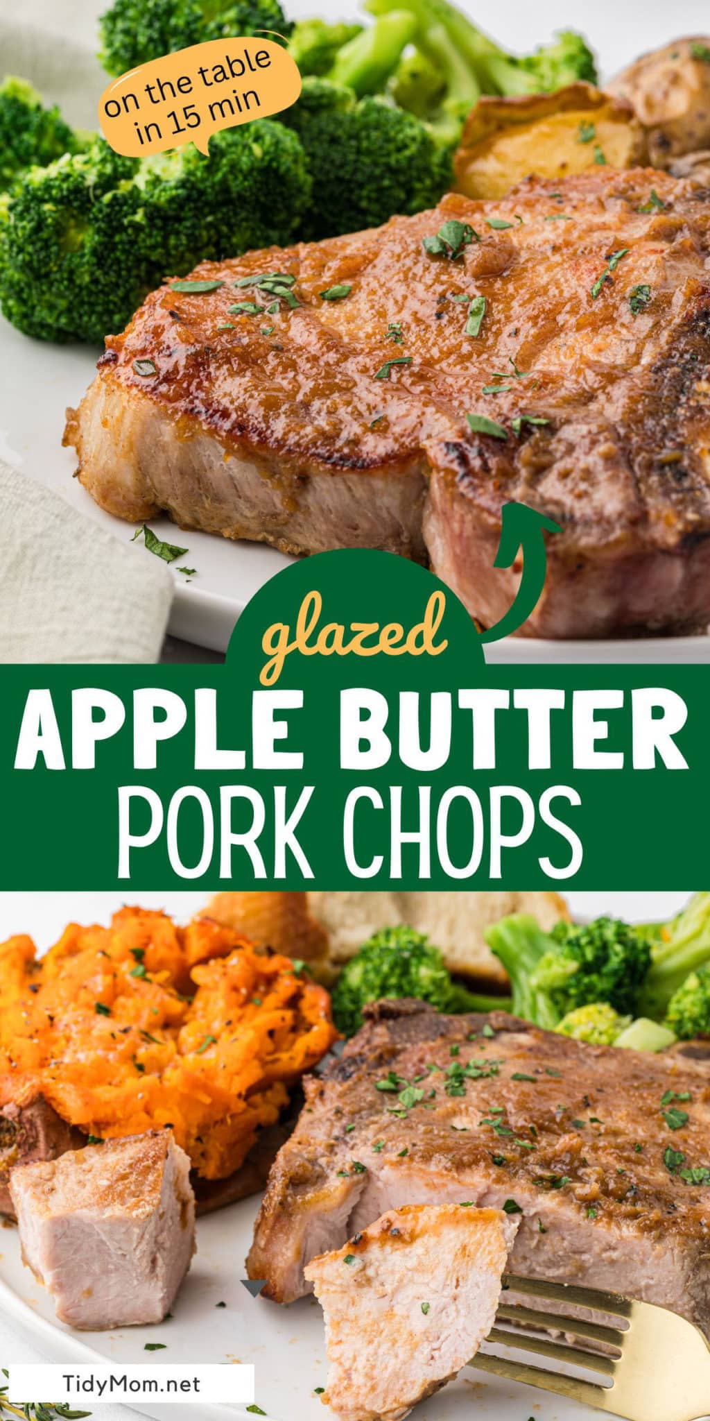 Apple Butter Pork Chops - Easy Glazed Pork Chops - TidyMom®