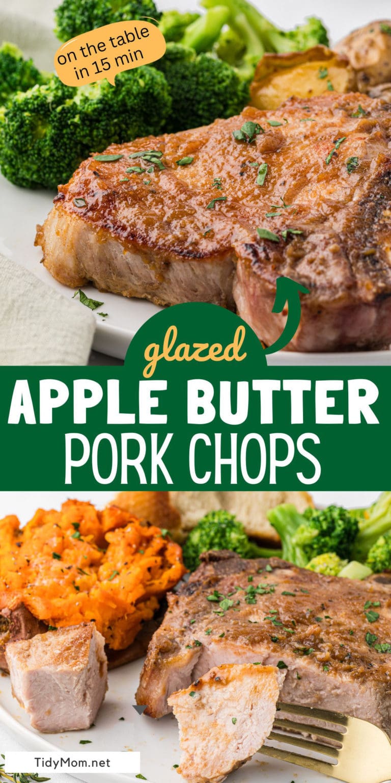 Apple Butter Pork Chops Easy Glazed Pork Chops TidyMom®
