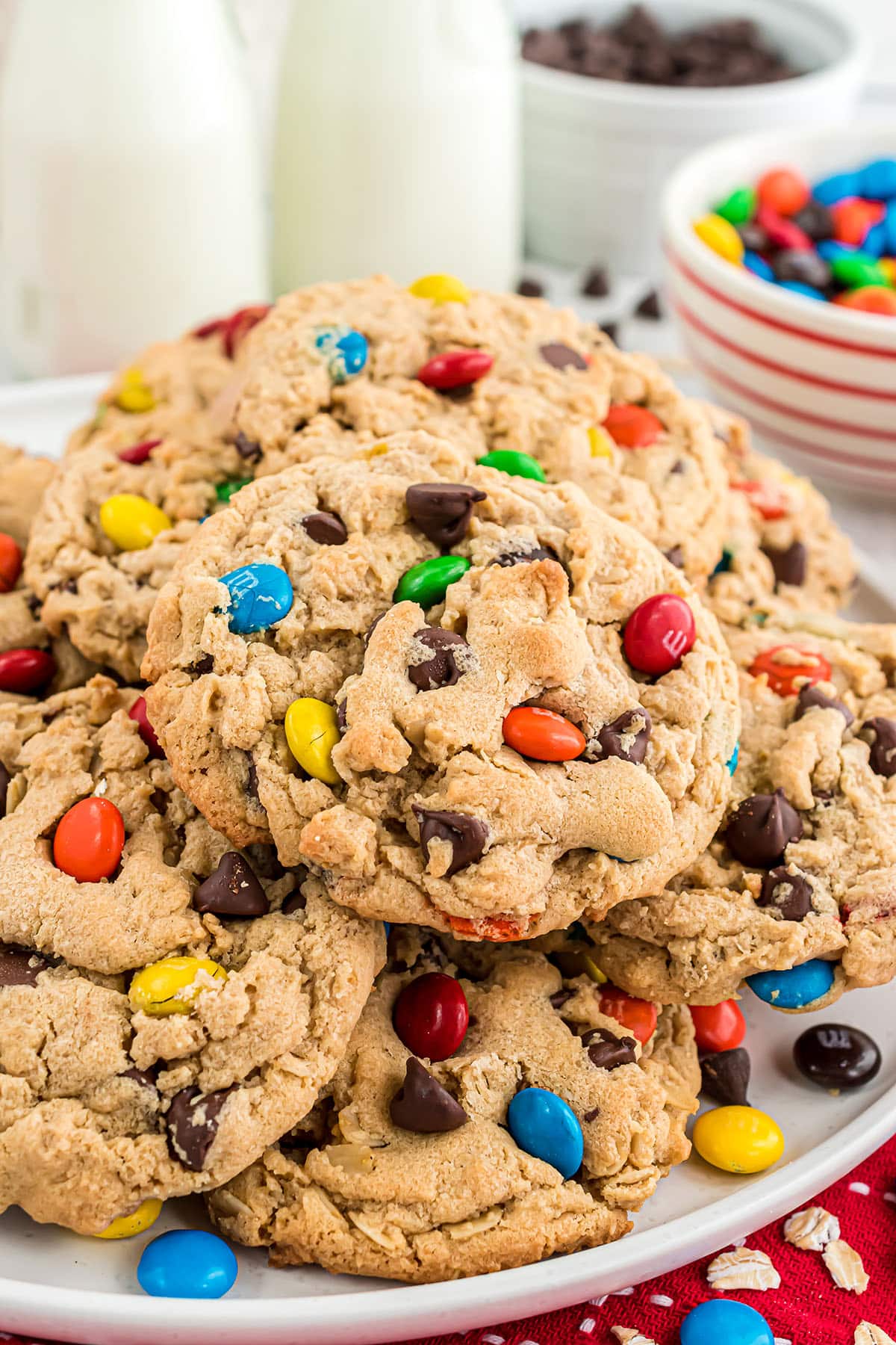 Easy Monster Cookie Recipe With M&M’s - TidyMom®