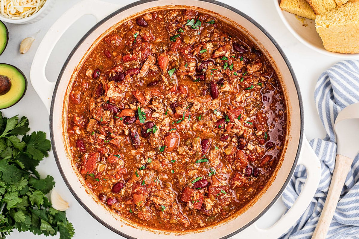 Turkey Chili (With Leftover Turkey) - TidyMom®