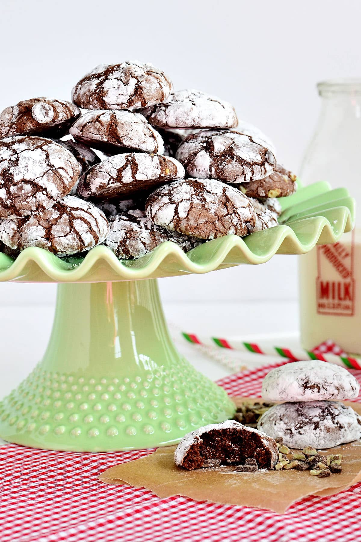 Chocolate Peppermint Mini Bundt Cakes - My Baking Addiction