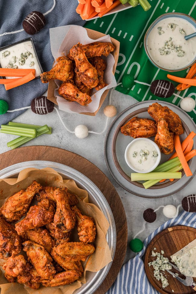 crispy oven baked wings for game day