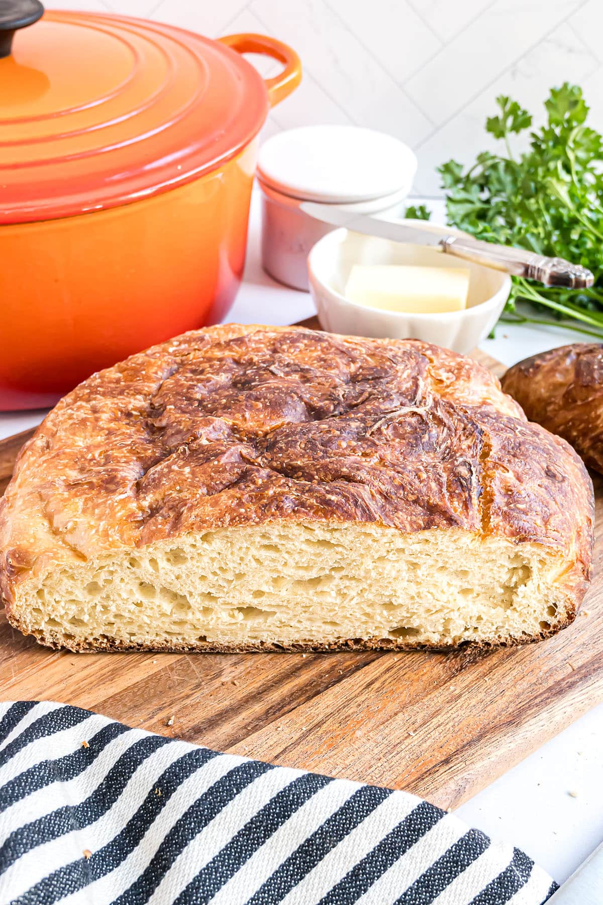 No Knead Sourdough Dutch Oven Bread Tidymom®