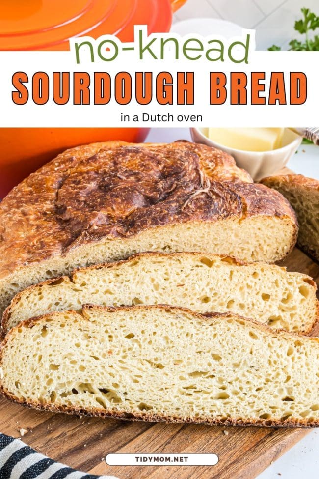 Cheaters No Knead Dutch Oven Sourdough Bread., Recipe