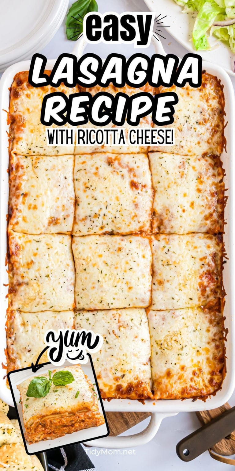 Easy Beef and Ricotta Lasagna