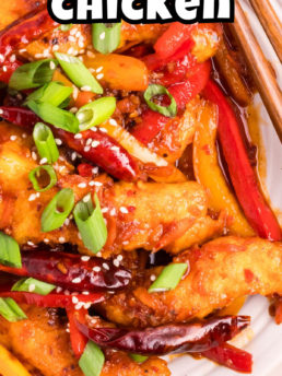 Quick Asian hot and spicy chicken