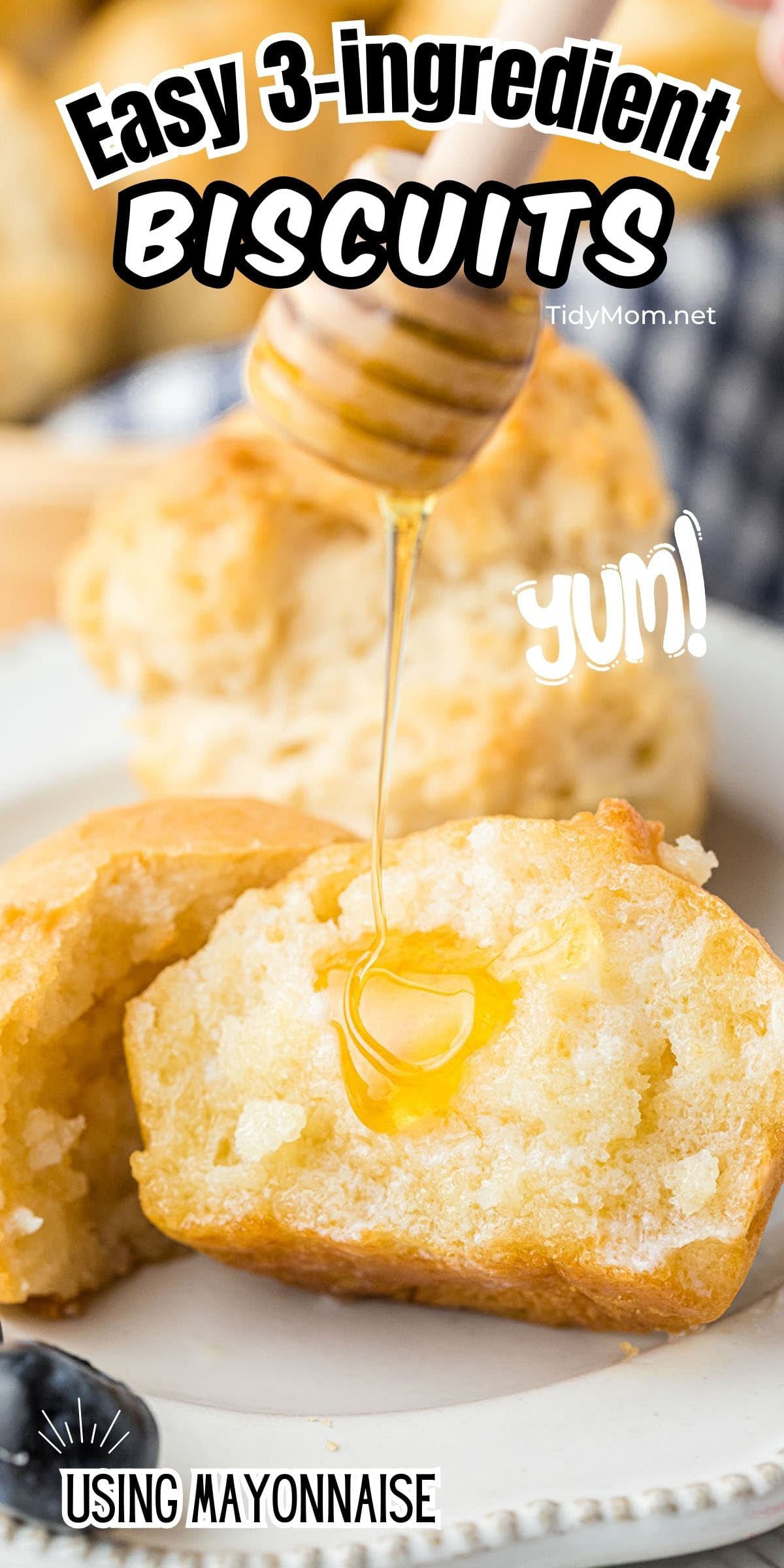 Fluffy mayonnaise biscuits in a muffin pan tidymom 