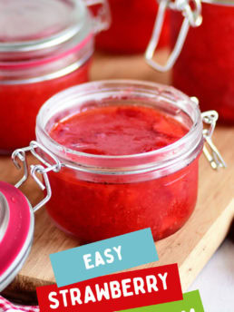 homemade jam in canning jars