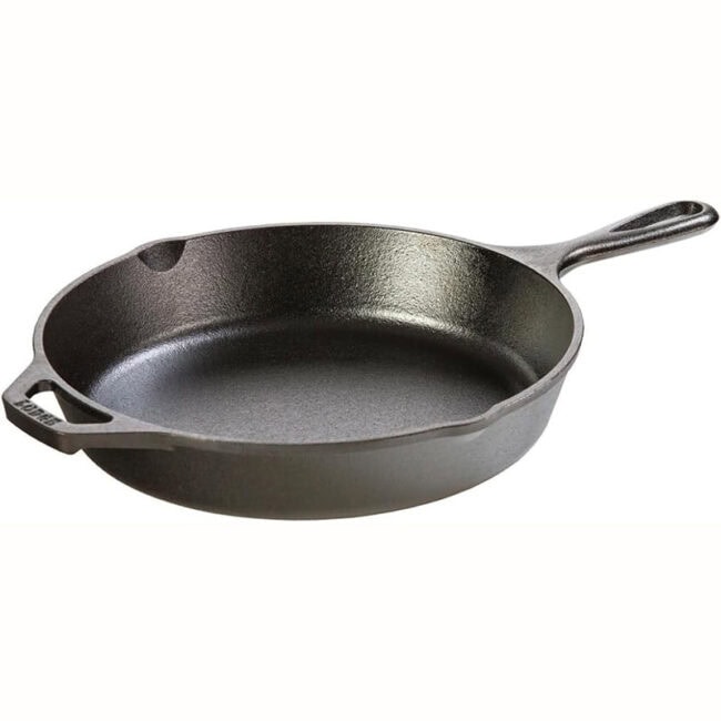 black cast iron skillet