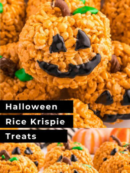 pumpkin rice krispie treats