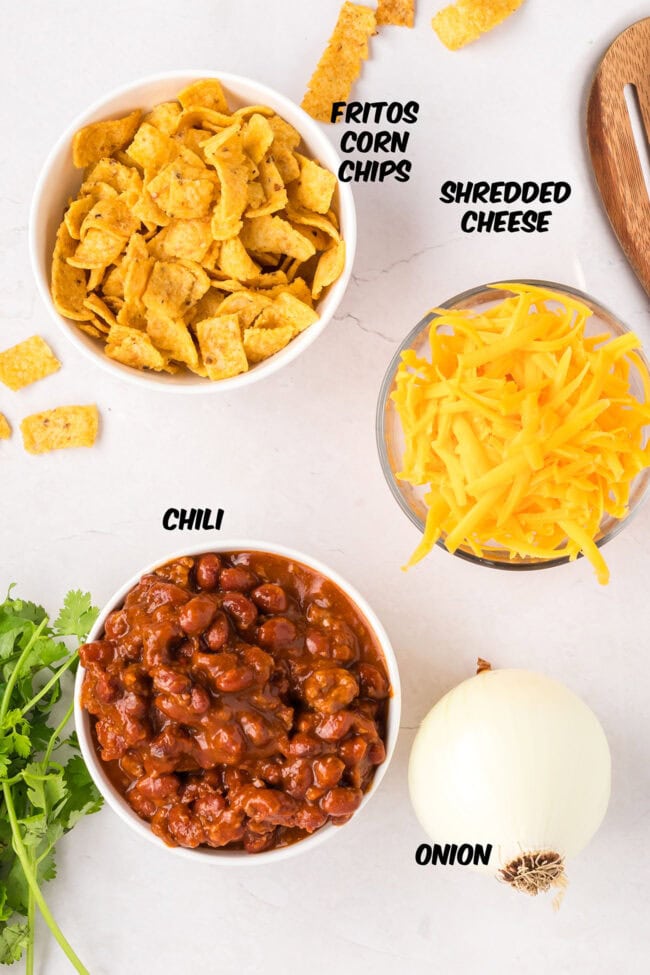 Frito pie ingredients