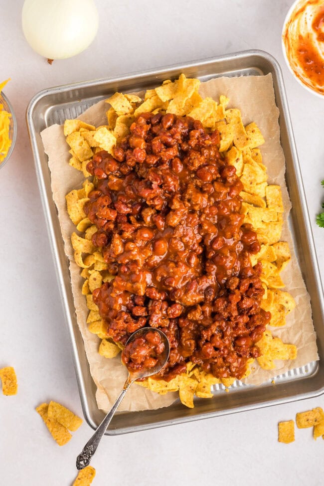 Frito pie step 1