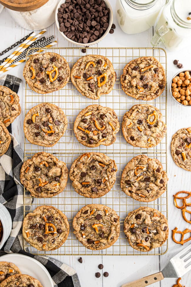 cookies on a cooling rack