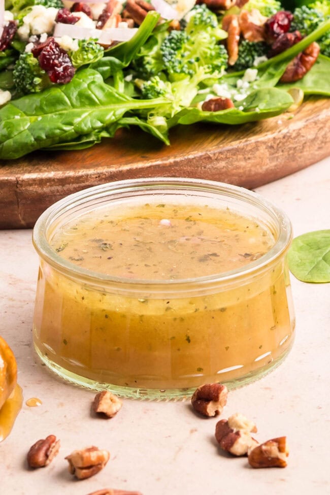 homemade spinach salad dressing