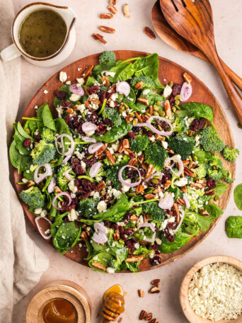 spinach salad with cranberries