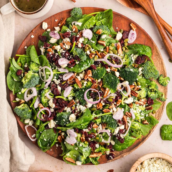 spinach salad with cranberries