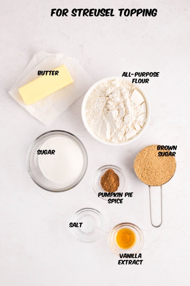 streusel topping ingredients